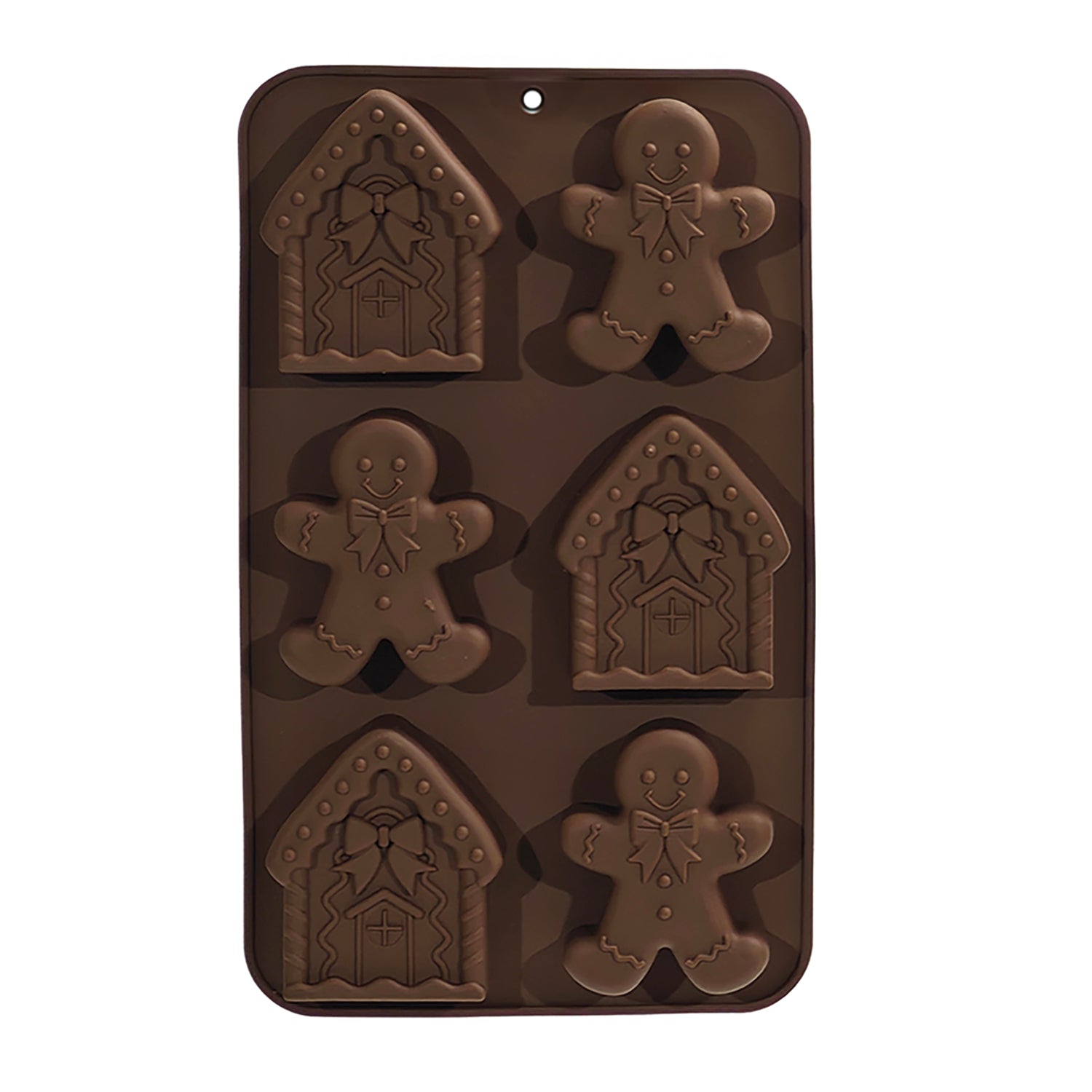 VESTIAMO CASA GRAN NATALE - Stampo Silicone Natalizio 6 Forme h27,5 cm